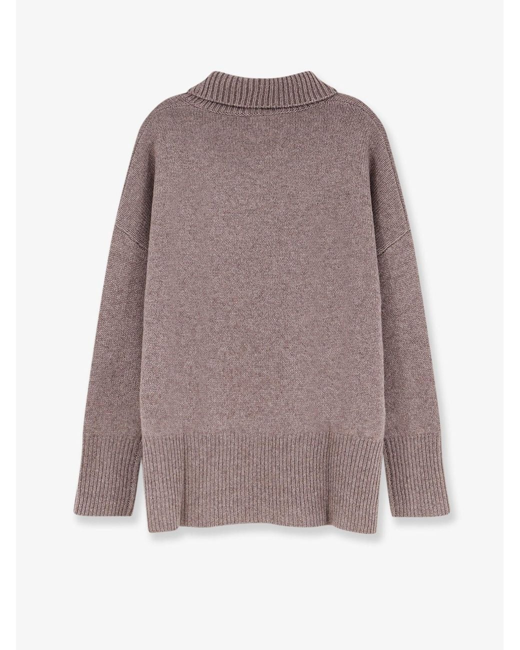 Lisa Yang Brown Heidi Cashmere Turtleneck