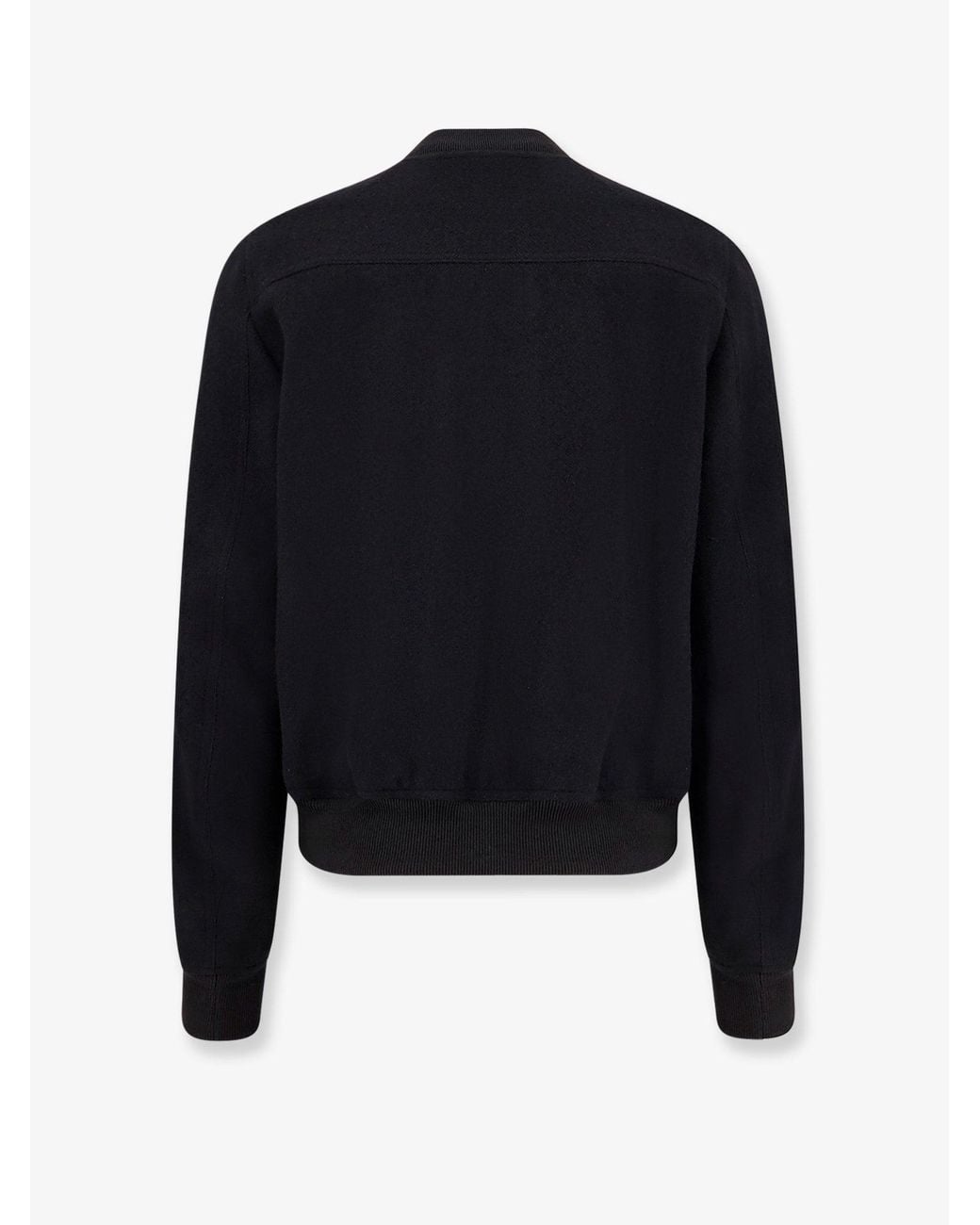 Rick Owens Blue Bauhaus Flight Virgin Wool Bomber for men