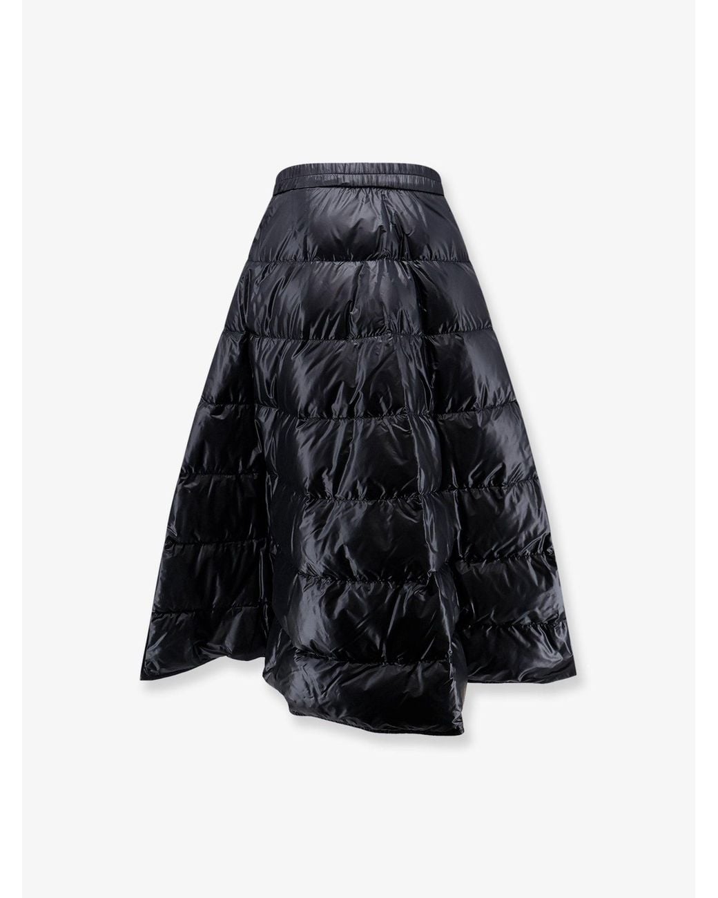 Moncler Blue Padded Recycled Nylon Skirt