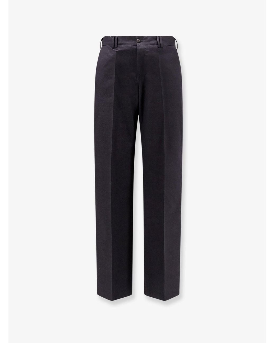 PT Torino Blue Michael Wool And Cotton Blend Trousers for men