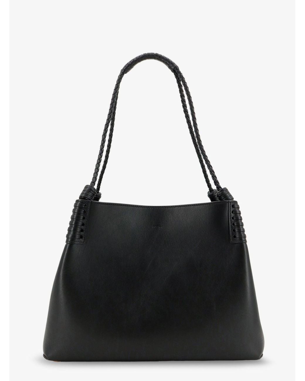 Etro Black Libra Leather Shopping Bag
