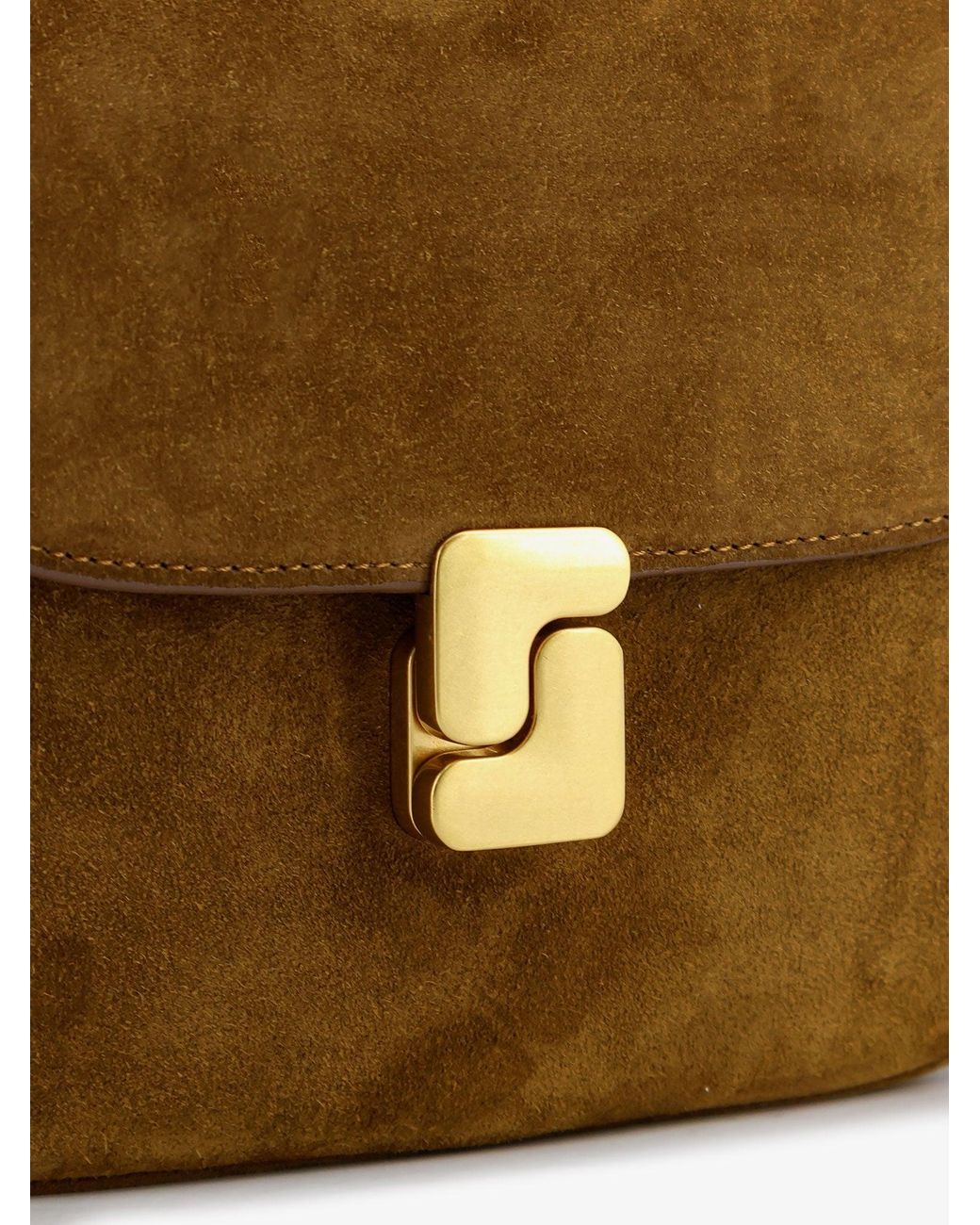 Soeur Brown Bellissima Mini Suede Crossbody Bag