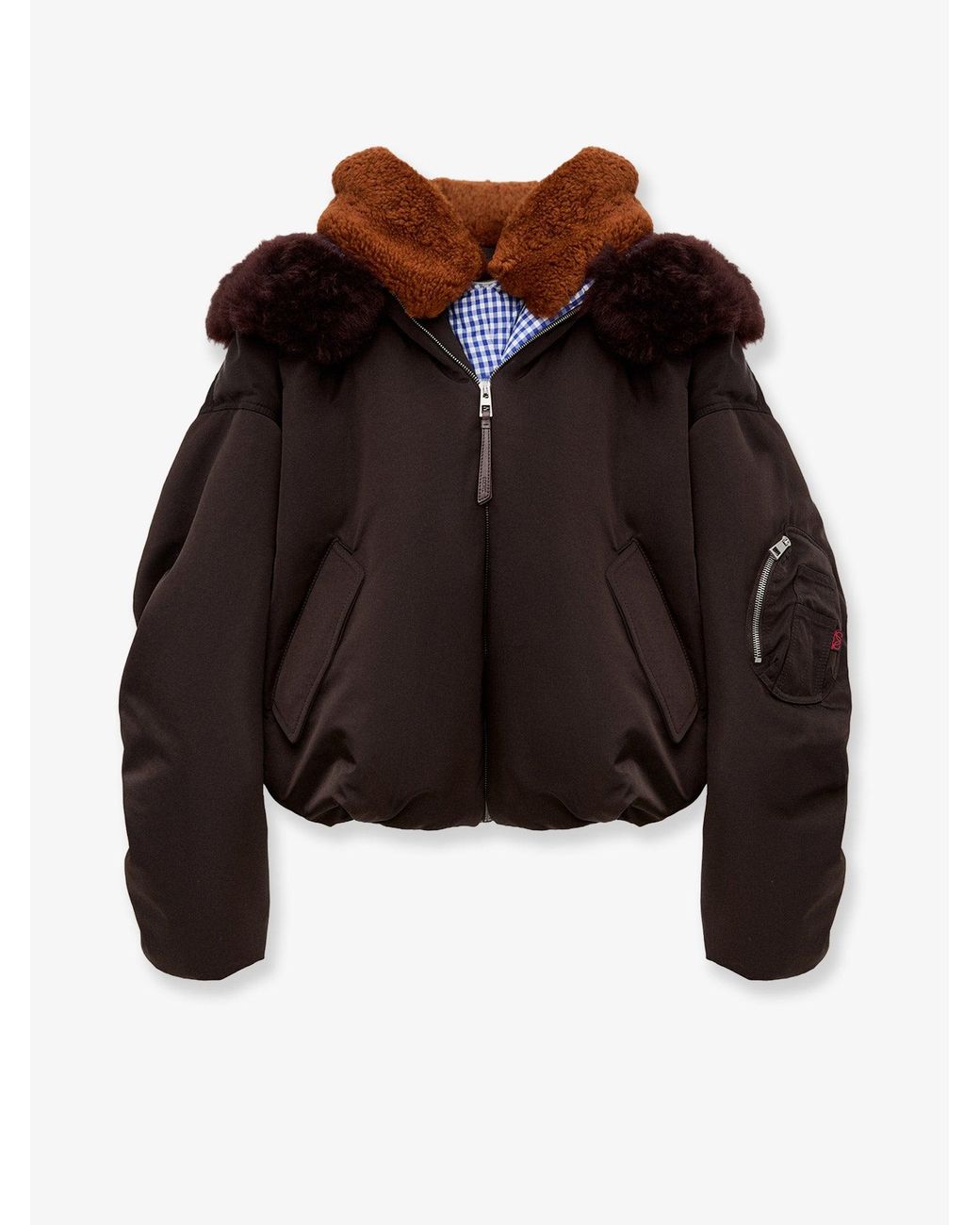 Loewe Black Technical Fabric Jacket With Double-Layer Structure