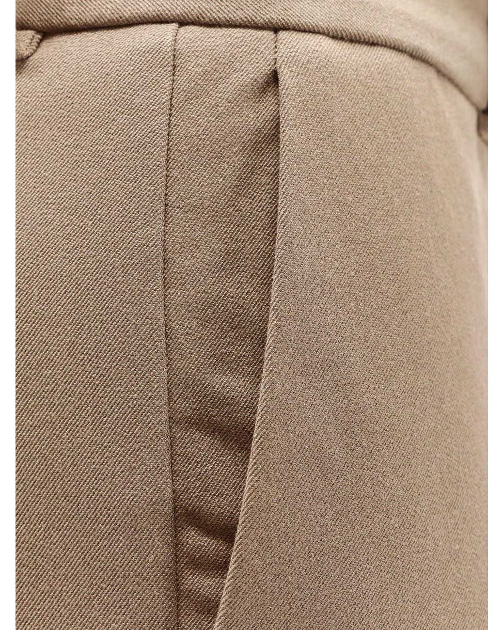 Joseph Natural Viscose And Stretch Cotton Trousers