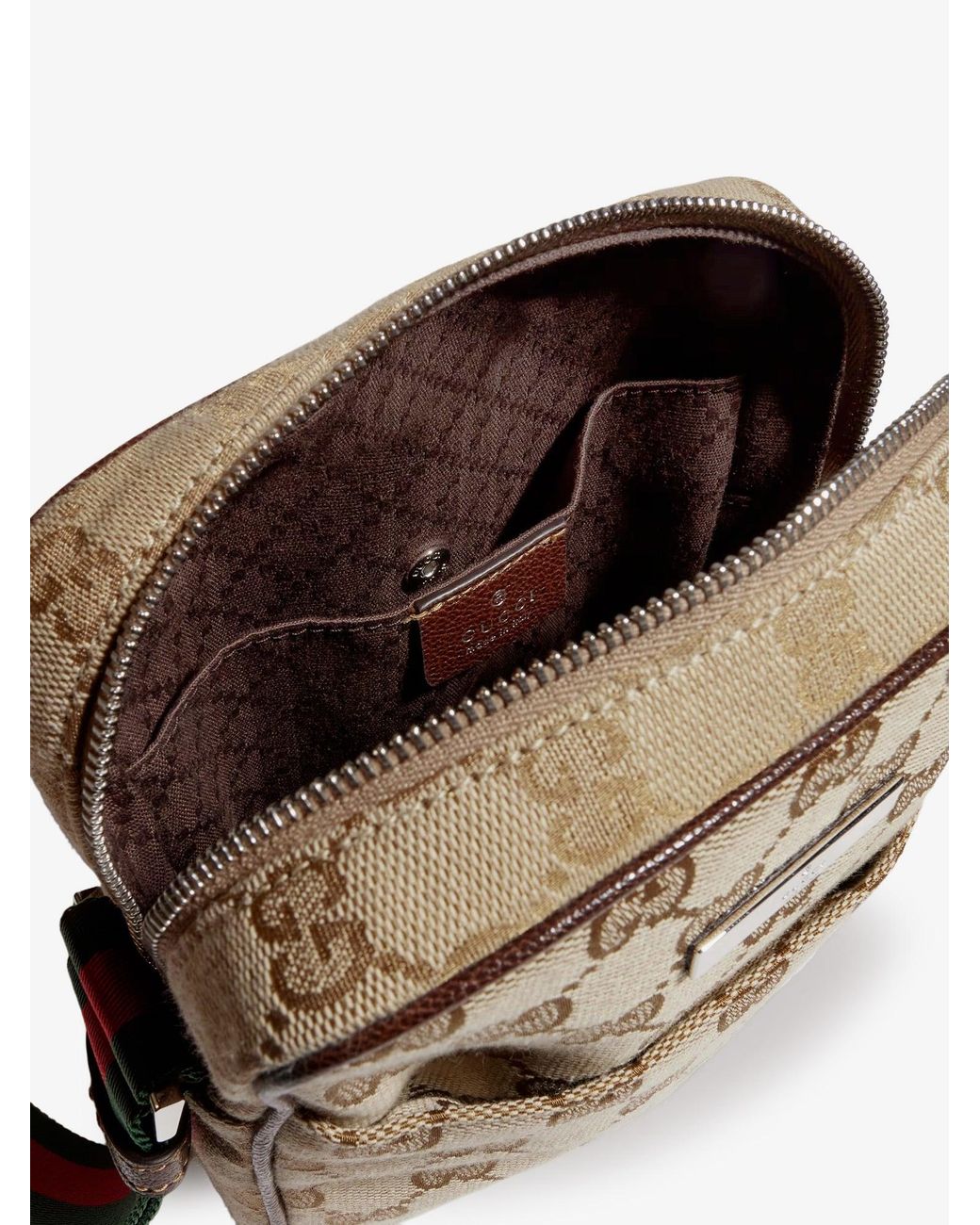 Borsa A Tracolla Tag di Gucci in Natural da Uomo
