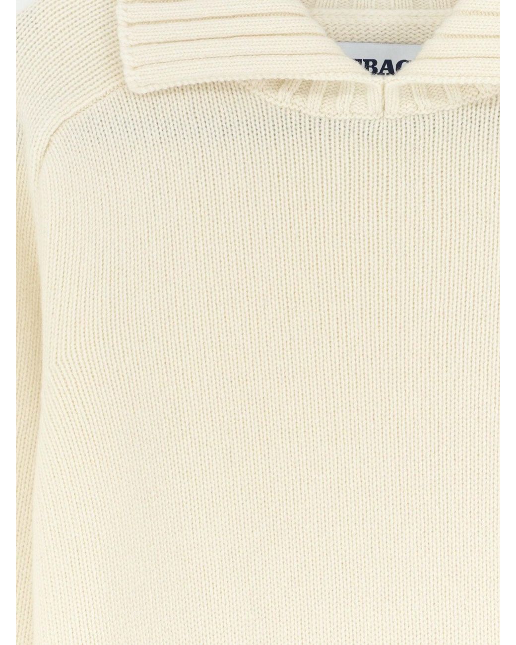 Sebago White Wool Blend Sweater for men