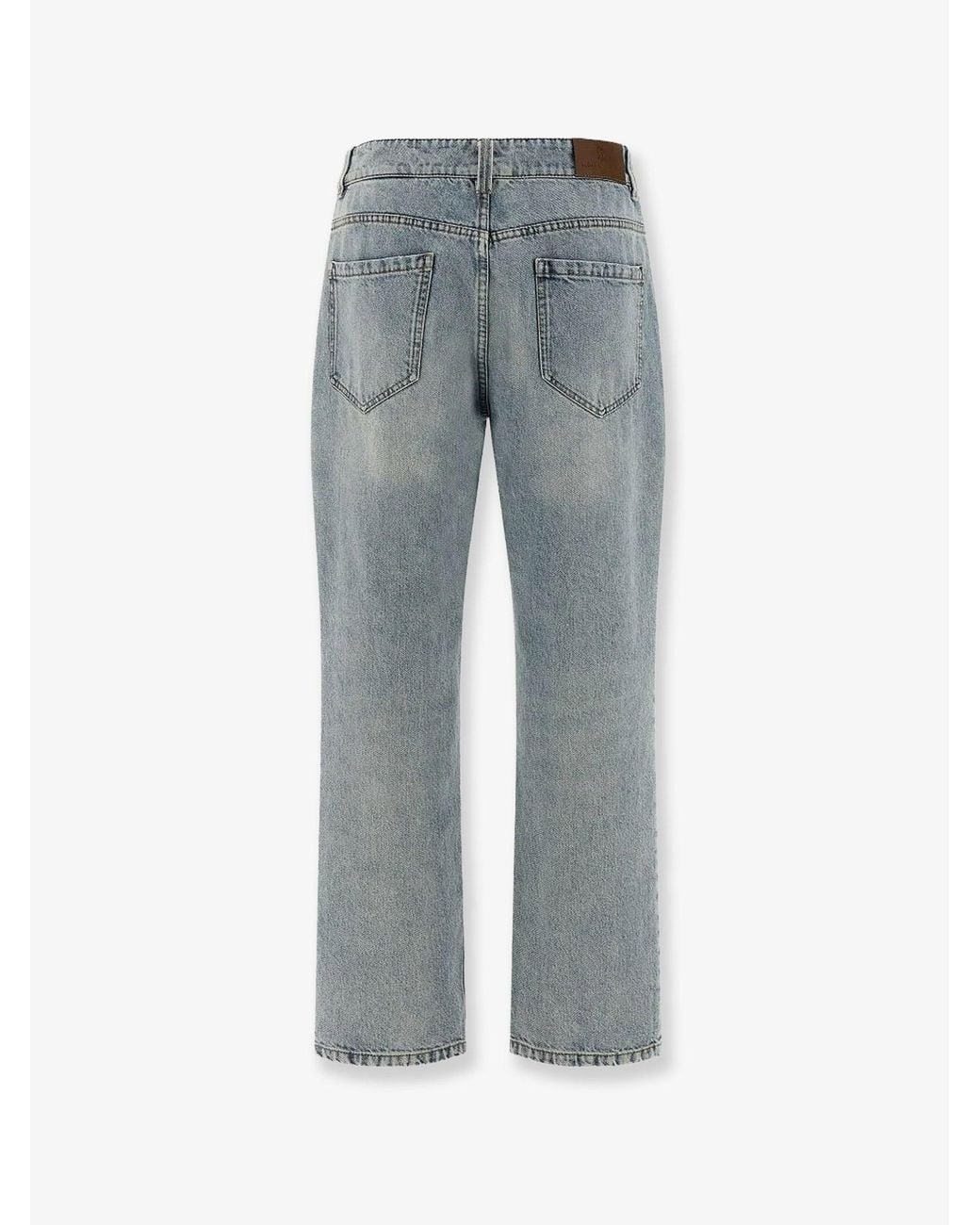 Brunello Cucinelli Gray The Retro Vintage Jean