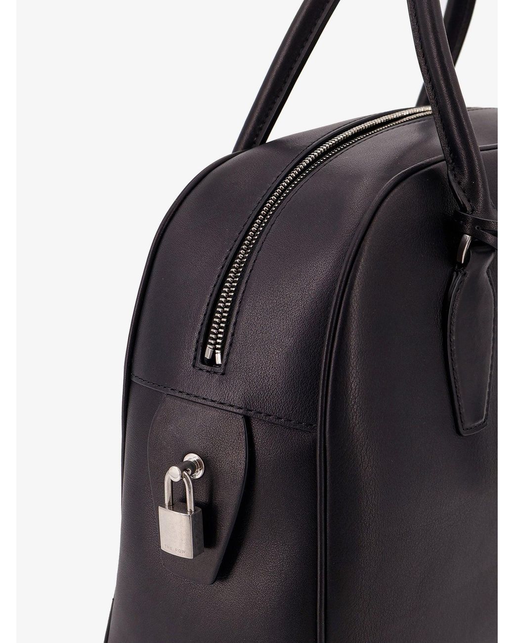 The Row Black India 12.00 Leather Handbag