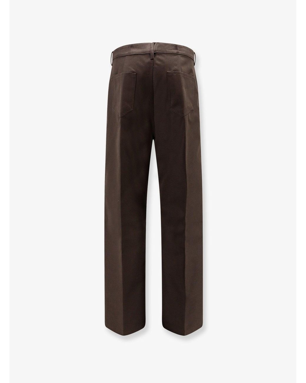Rick Owens Brown Geth Recycled Material Trousers for men