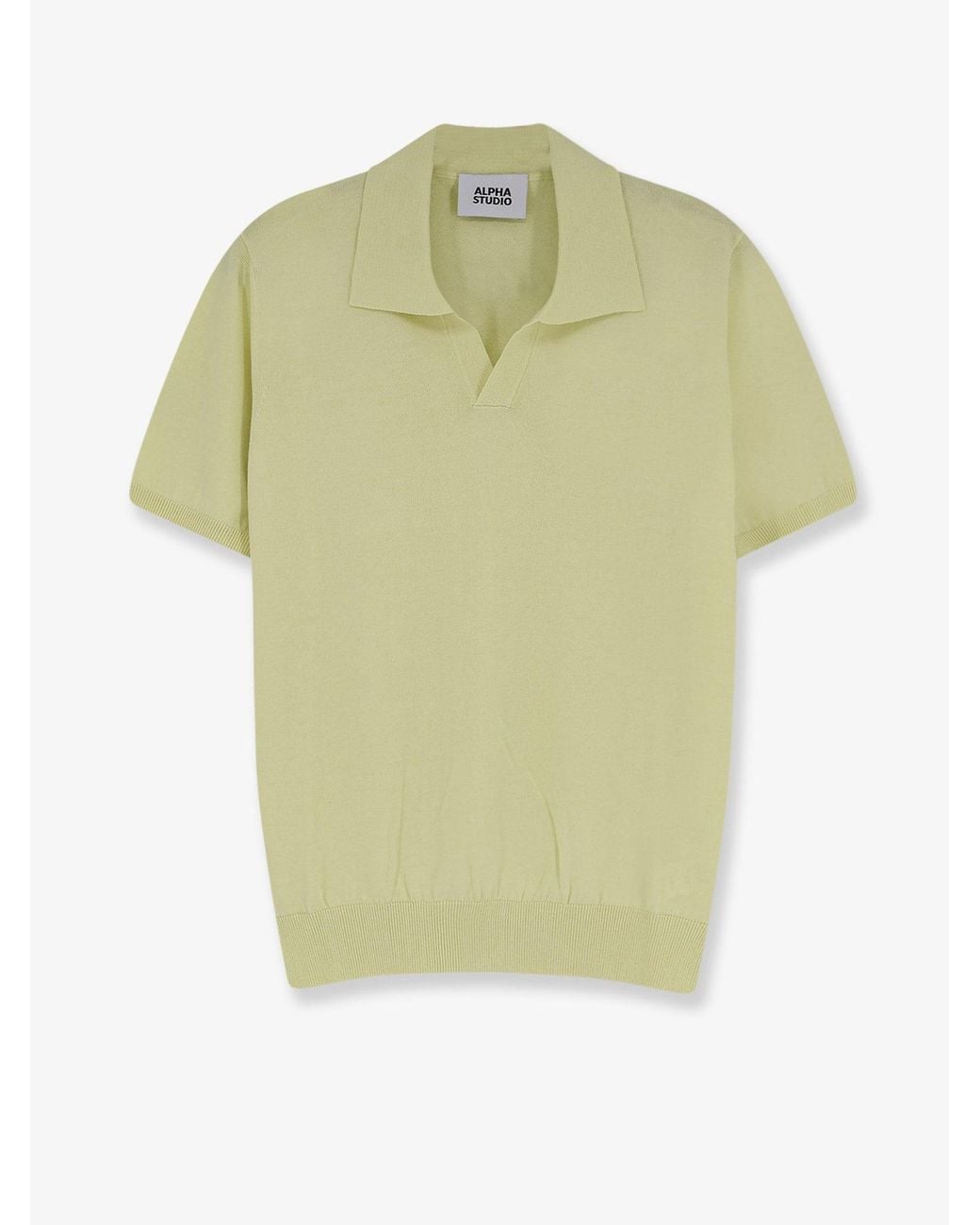 Polo di Alpha Studio in Green da Uomo