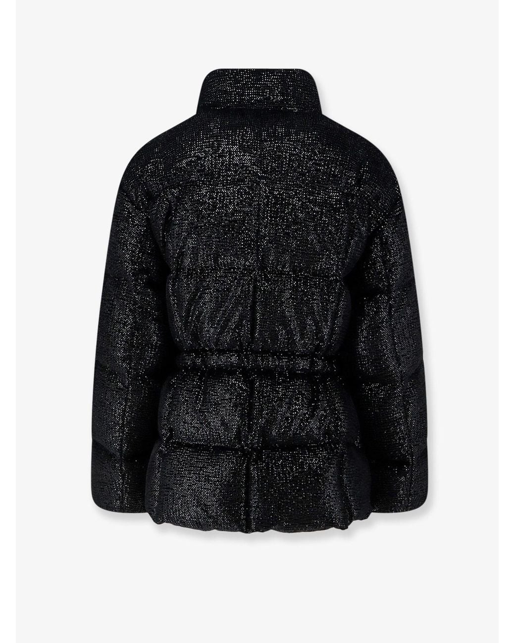 Moncler Black Mouettes Shiny Down Jacket