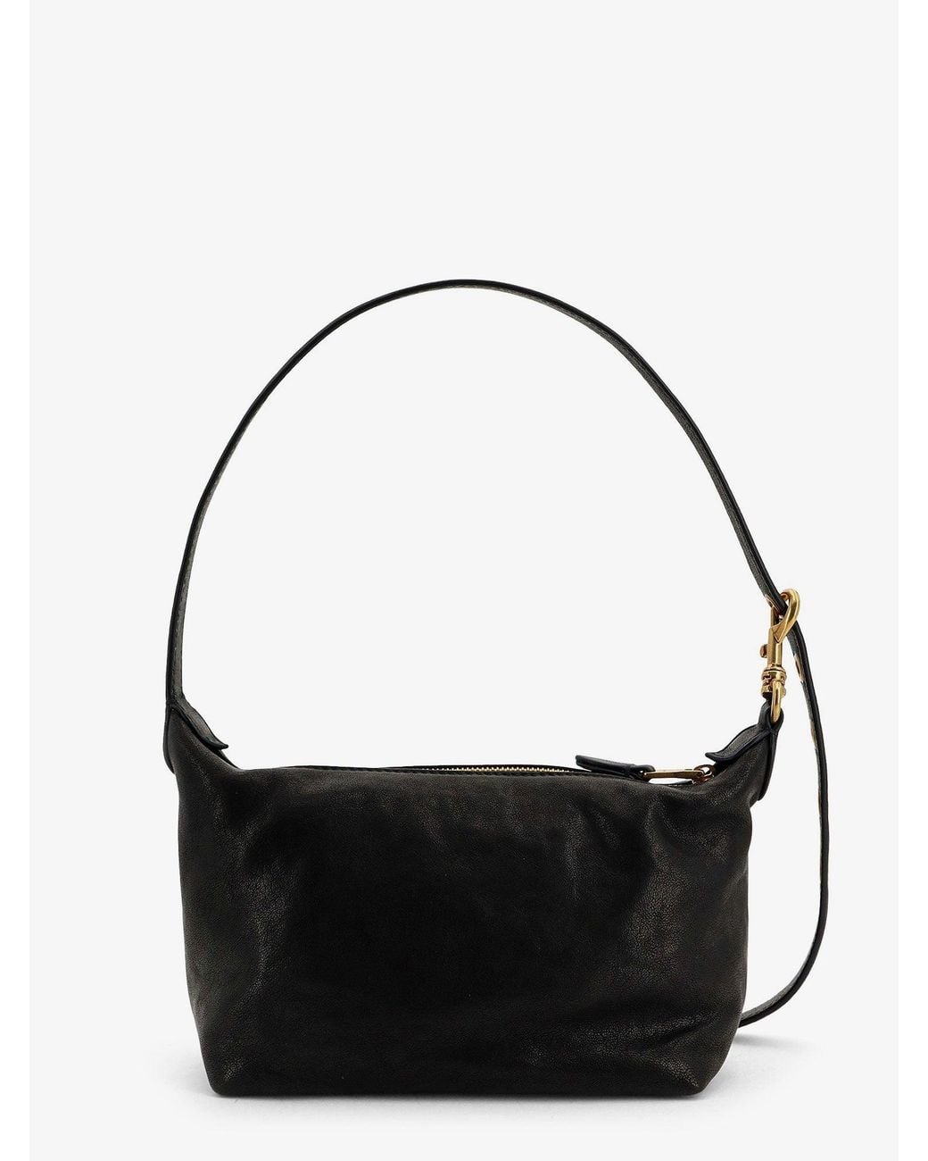Miu Miu Black Nappa Aviator Leather Shoulder Bag