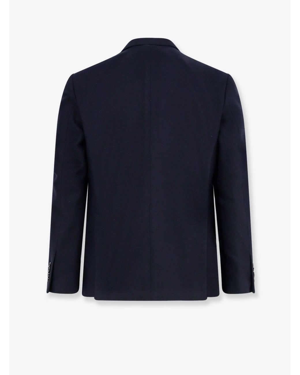 Lardini Blue Cashmere Blazer With Iconic Metal Pin for men