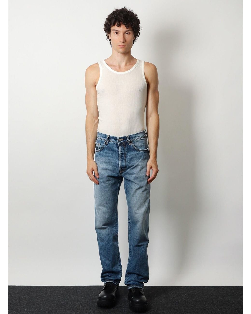 NUMERI 123456789 Blue Denim Jeans for men