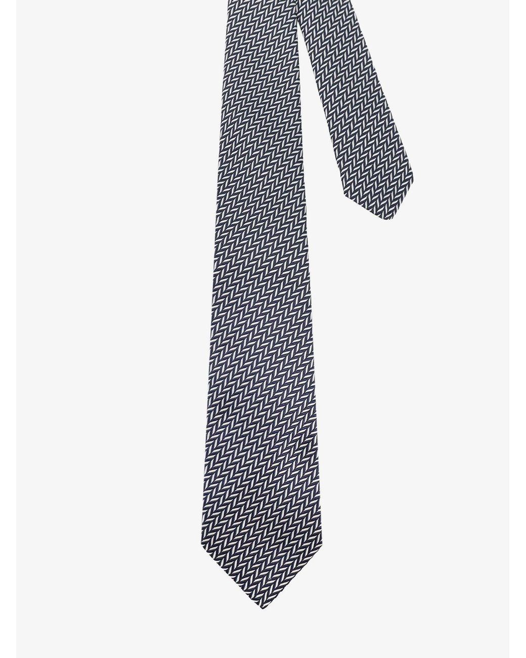Kiton Gray Silk Tie for men