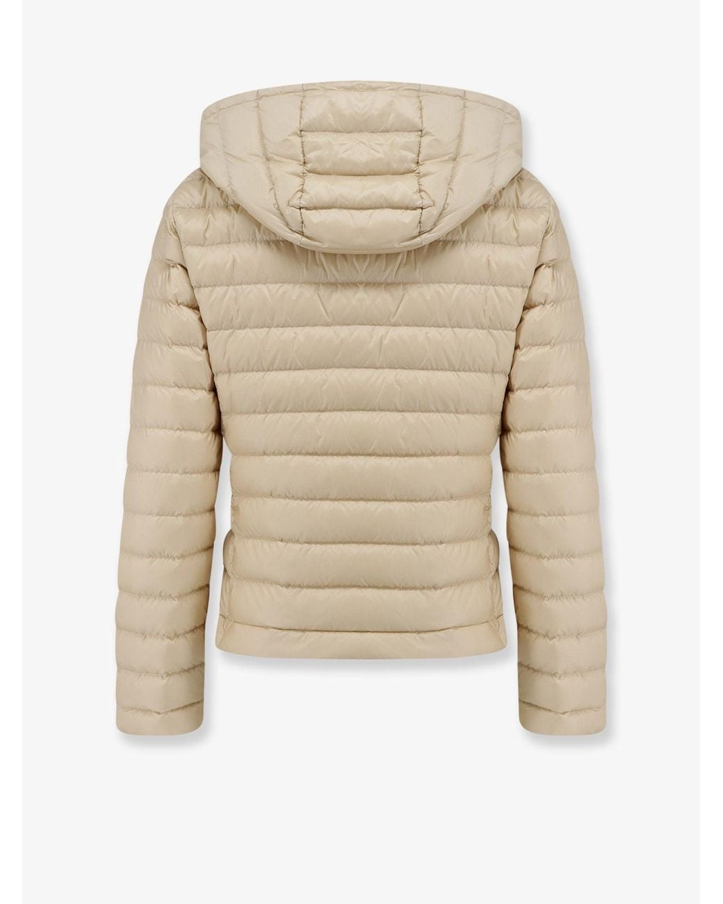 Moncler Natural Igelhood Recycled Longue Saison Short Down Jacket