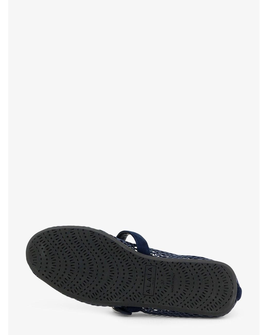 Alaïa Blue Mesh Ballet Flats