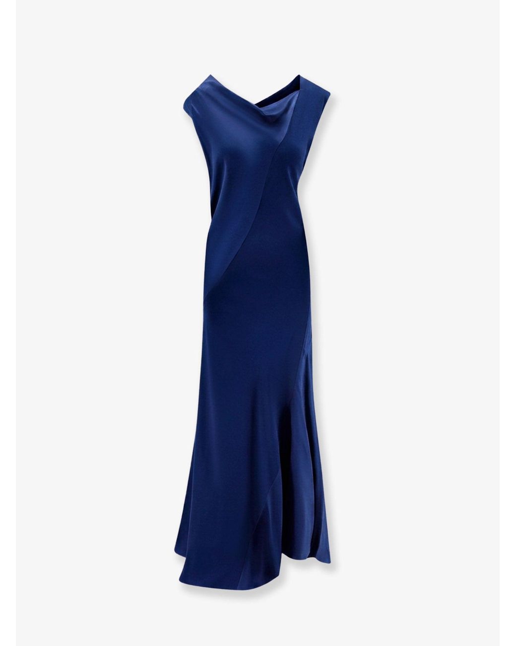Alberta Ferretti Blue Viscose Long Dress