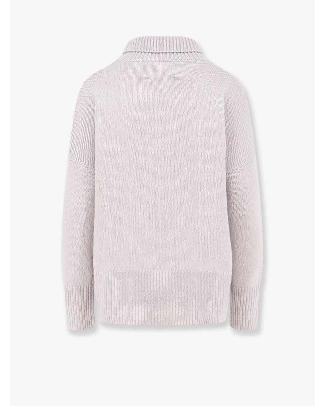 Lisa Yang White Heidi Cashmere Turtleneck