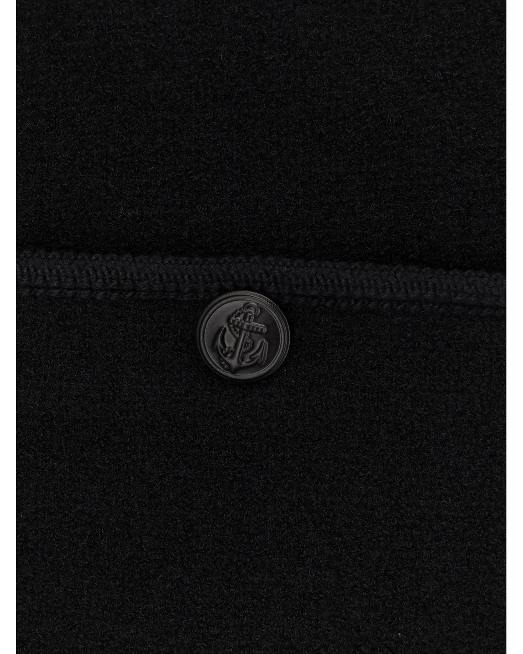 TONYWACK Black Tweed Blazer for men