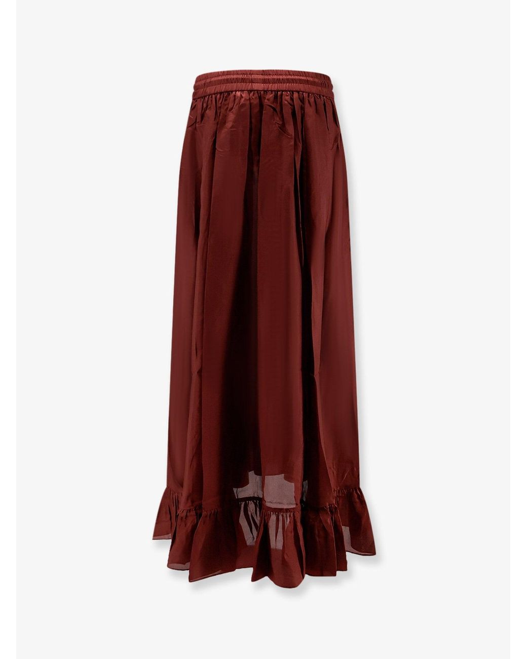 Zimmermann Purple Aster Silk Skirt