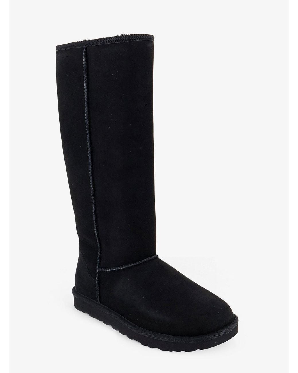 Ugg Black Classic Ultra Tall Suede Boots