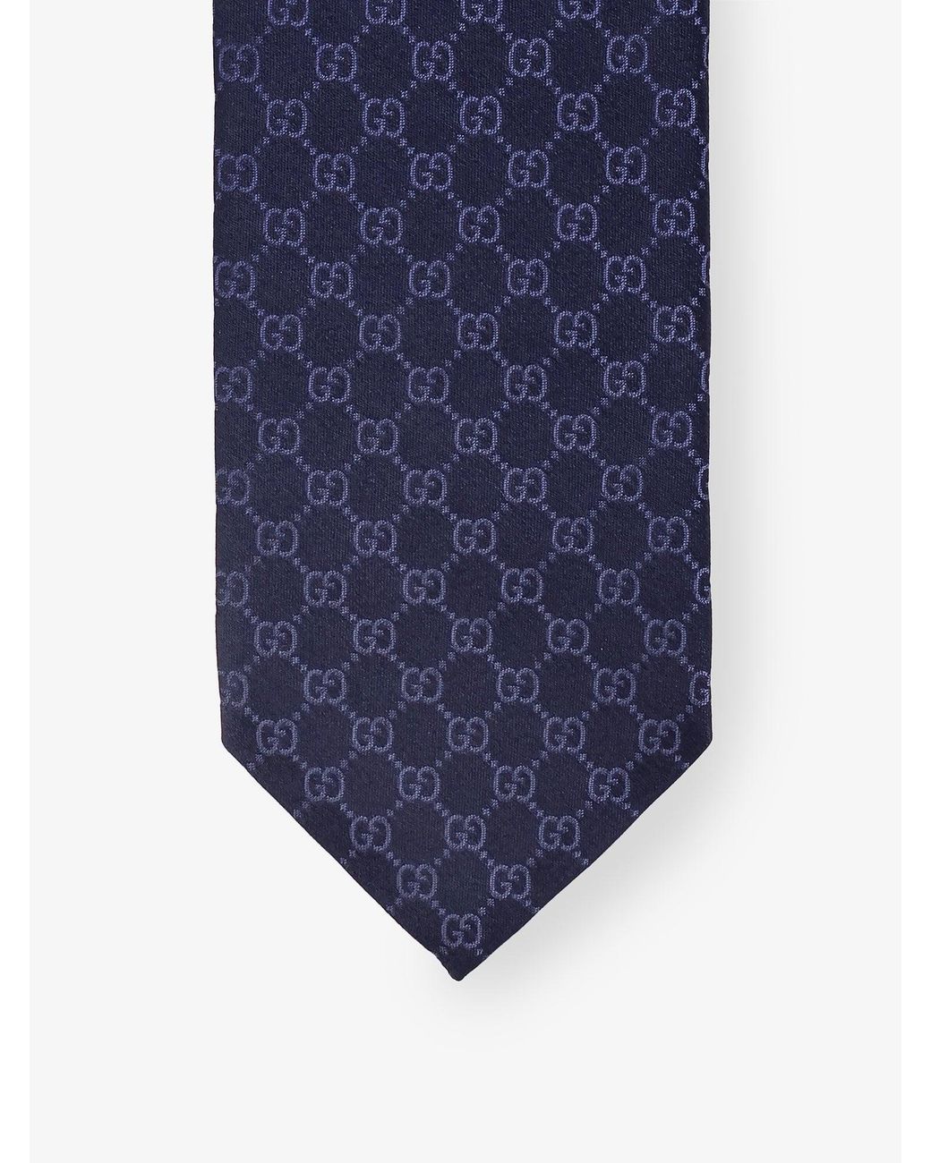 Gucci Blue Fedra Silk Tie for men