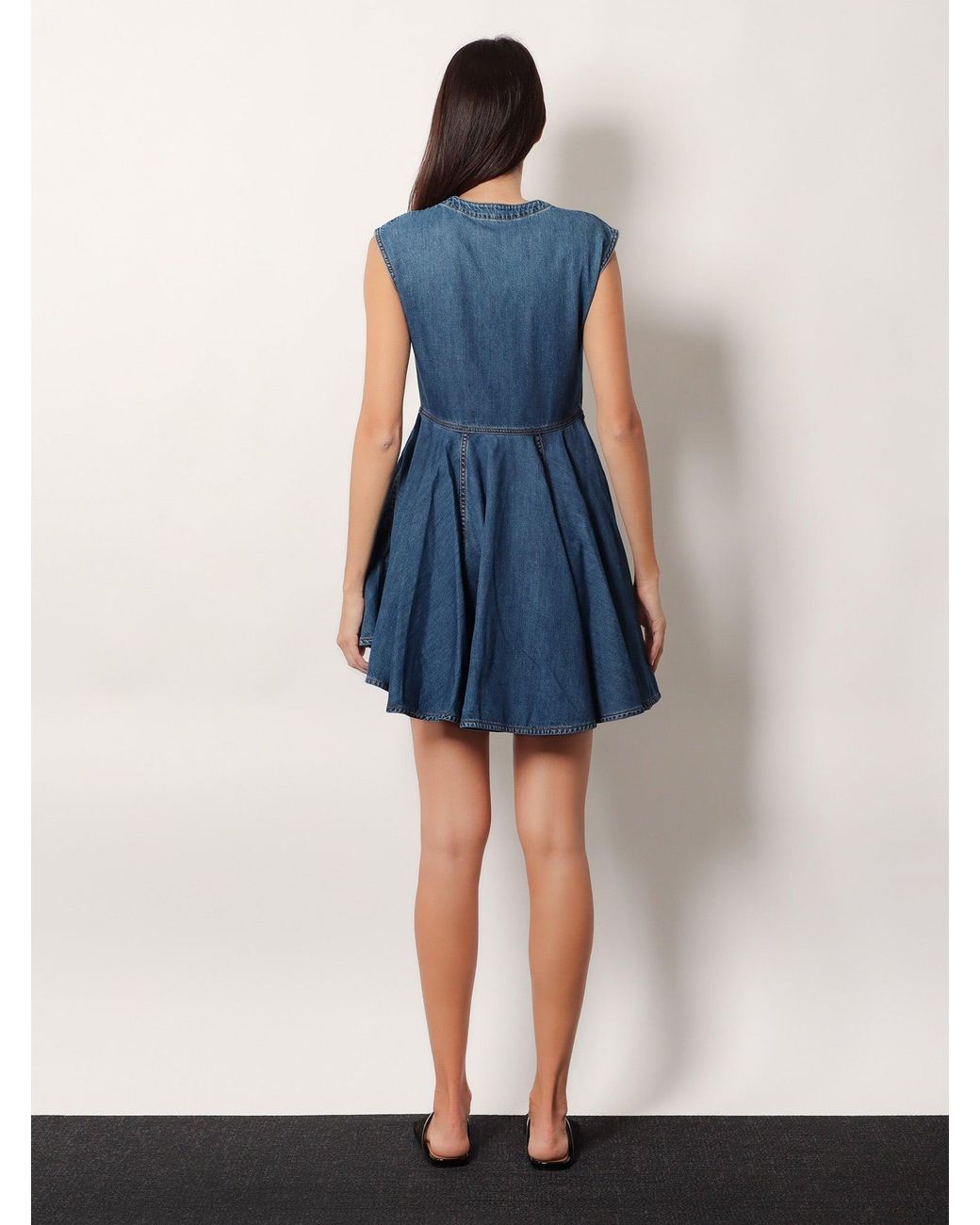 Vestito Wrap di Alaïa in Blue