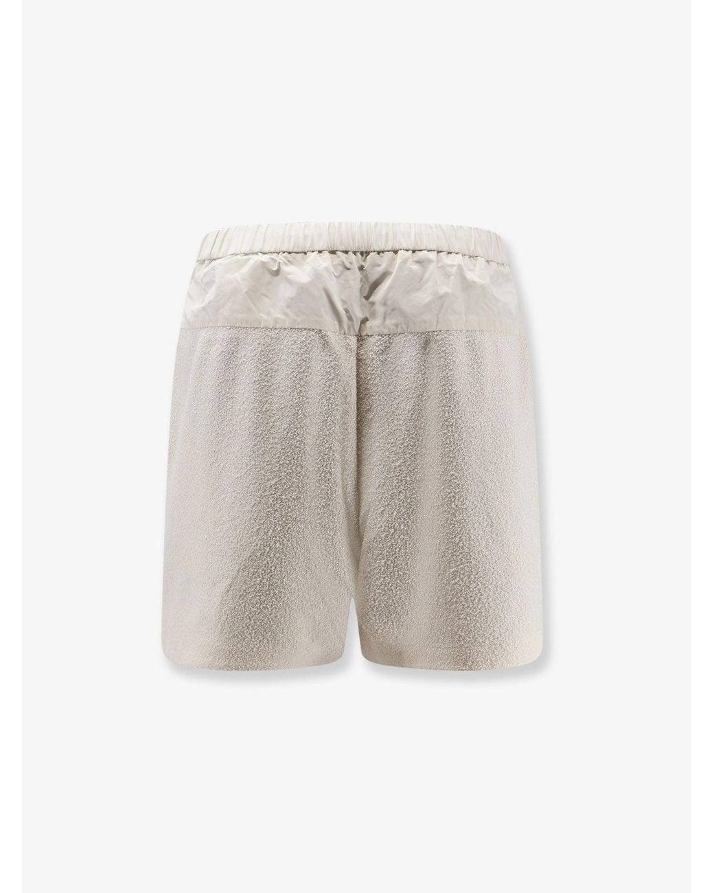 Moncler White Nylon Shorts