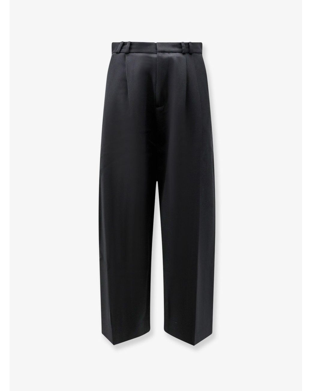 Studio Nicholson Black Oversized Wool Blend Pants for men