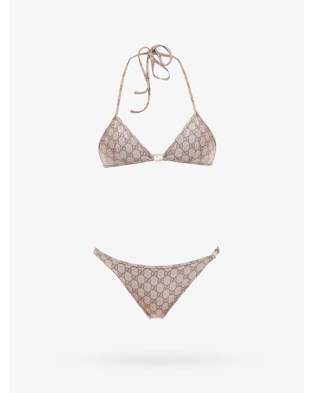 Gucci Lined Swimwear in Natural | Lyst
