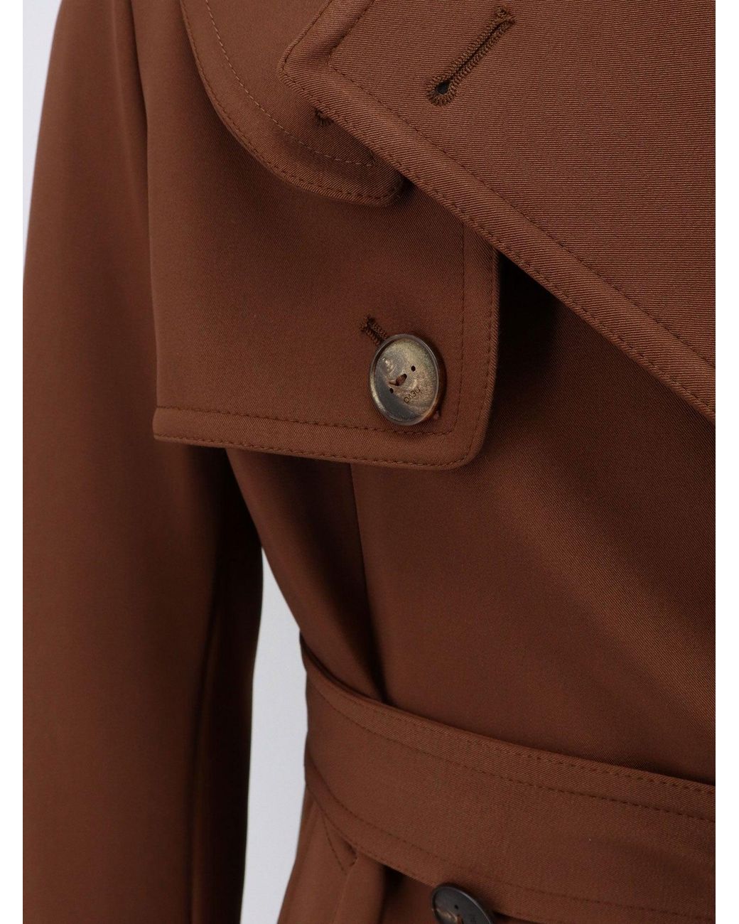 Hevò Brown Rivabella Trench With Belt