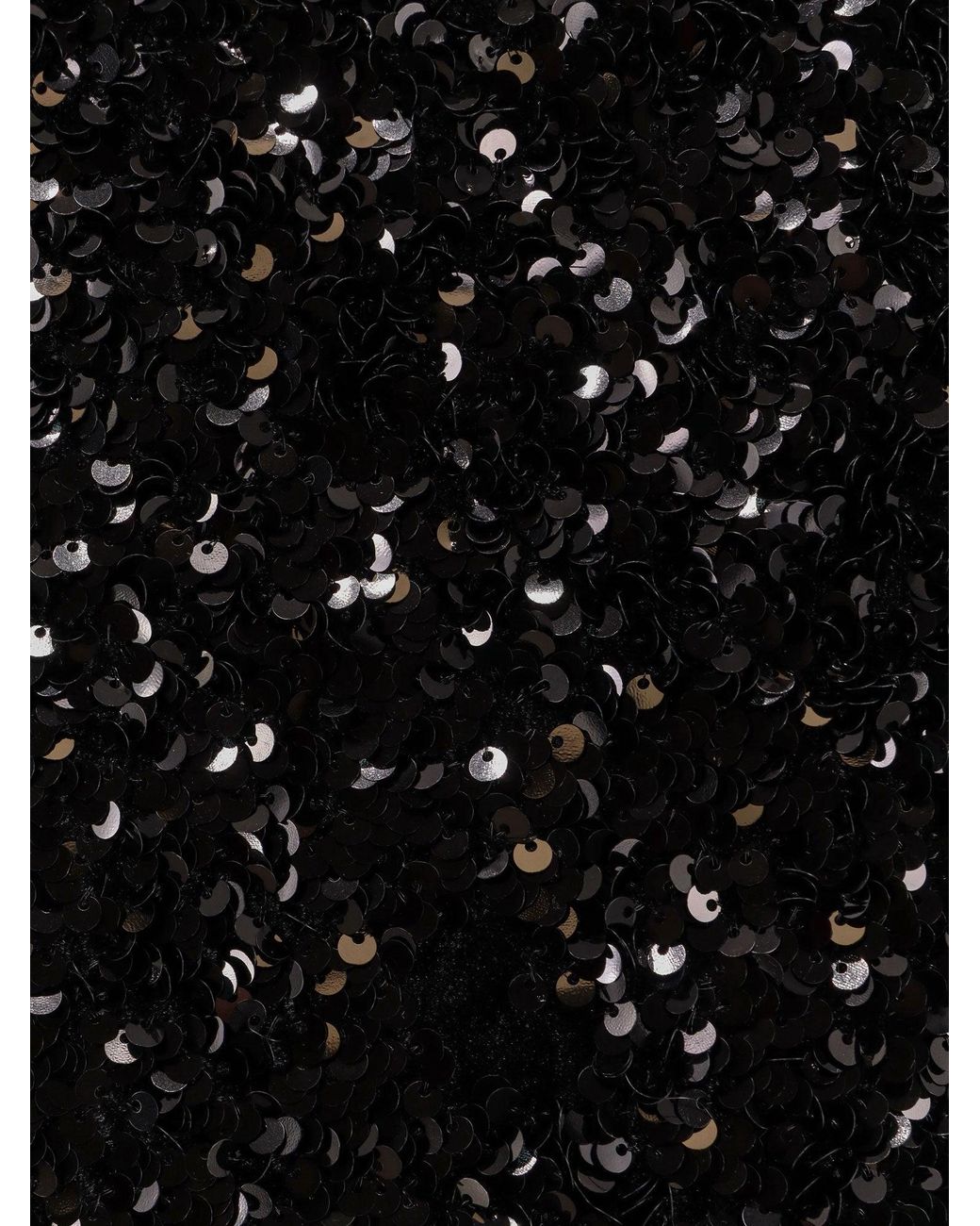 Vince Black Skirt With Sequins Embroidery