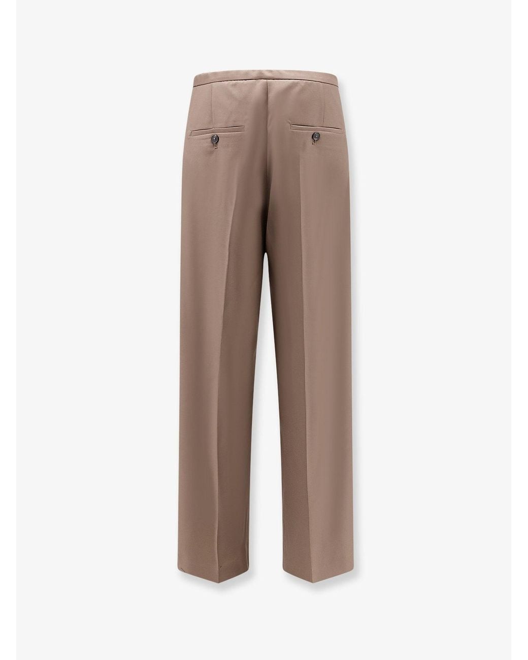 Rohe Natural Relaxed Virgin Wool Trousers