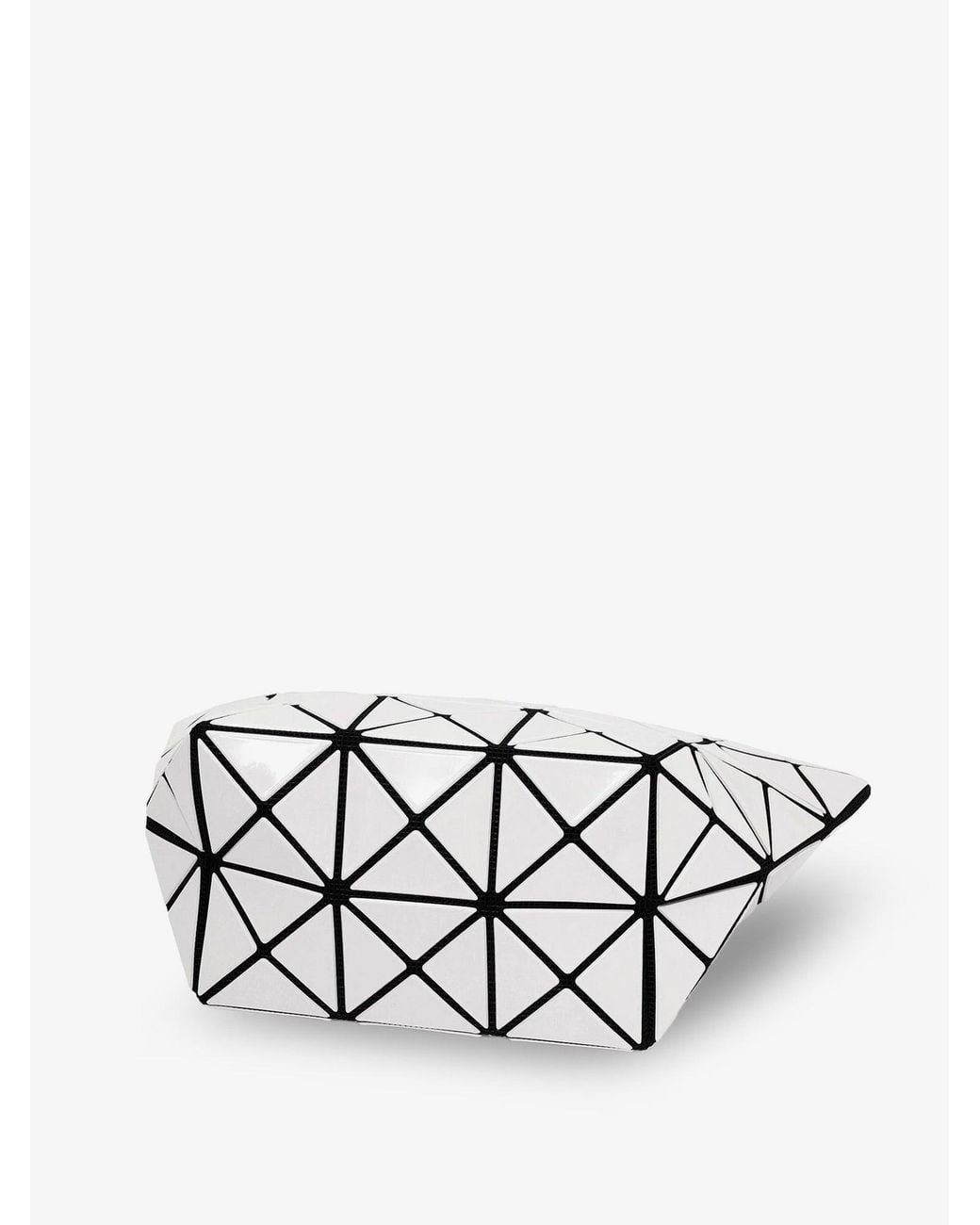 Issey Miyake White Prism Pvc Pouch