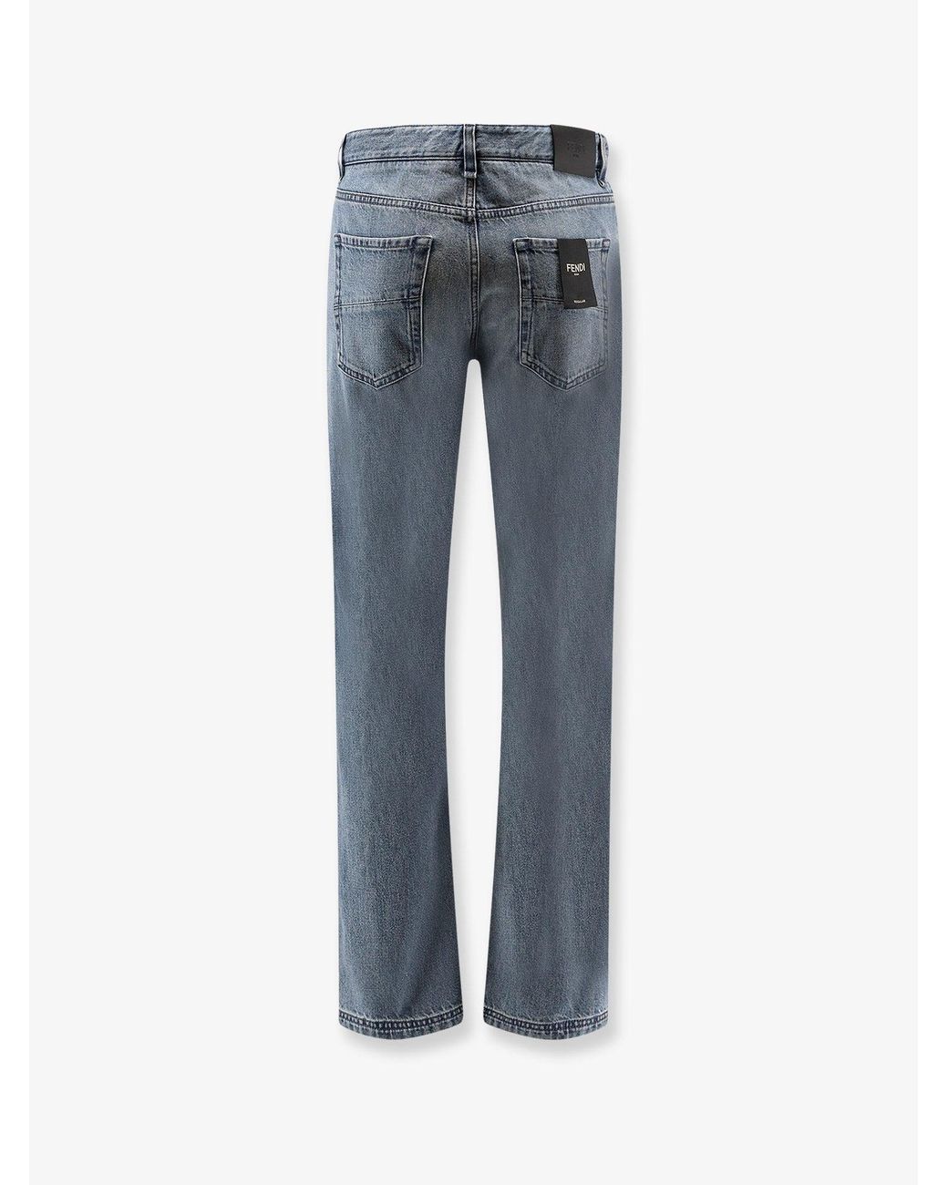 Regular Five Pockets Jeans-Uomo di Fendi in Blue da Uomo