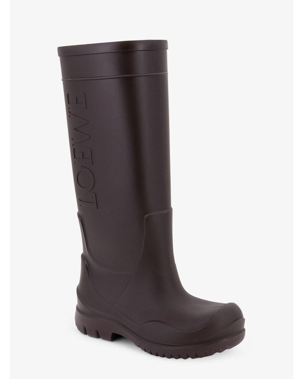 Loewe Brown Rubber Rain Boots