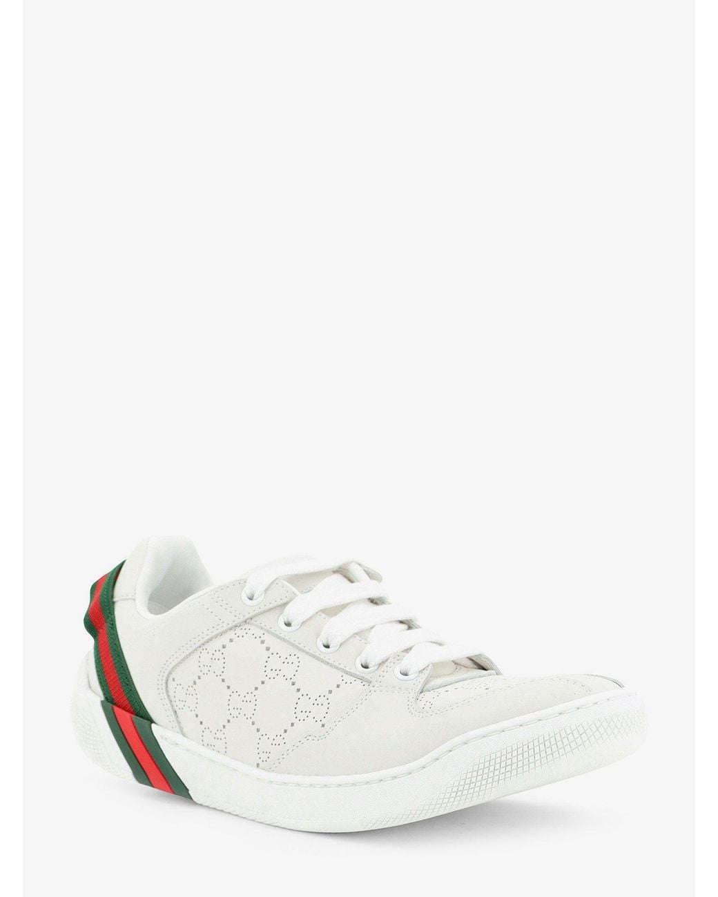 Gucci White Screener Sneaker