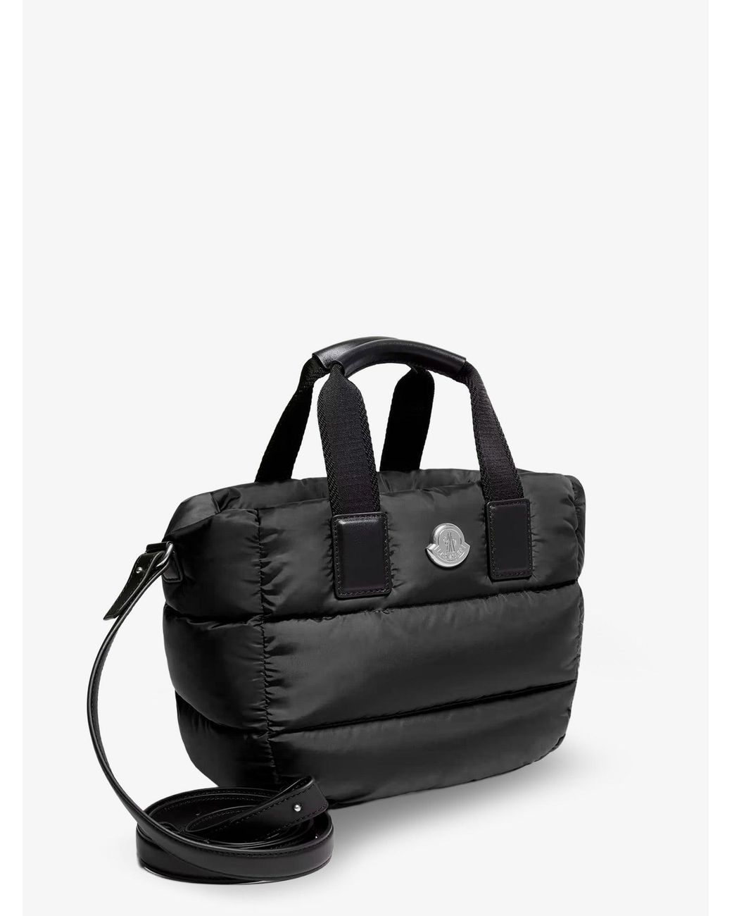 Moncler Black Mini Caradoc Nylon Handbag