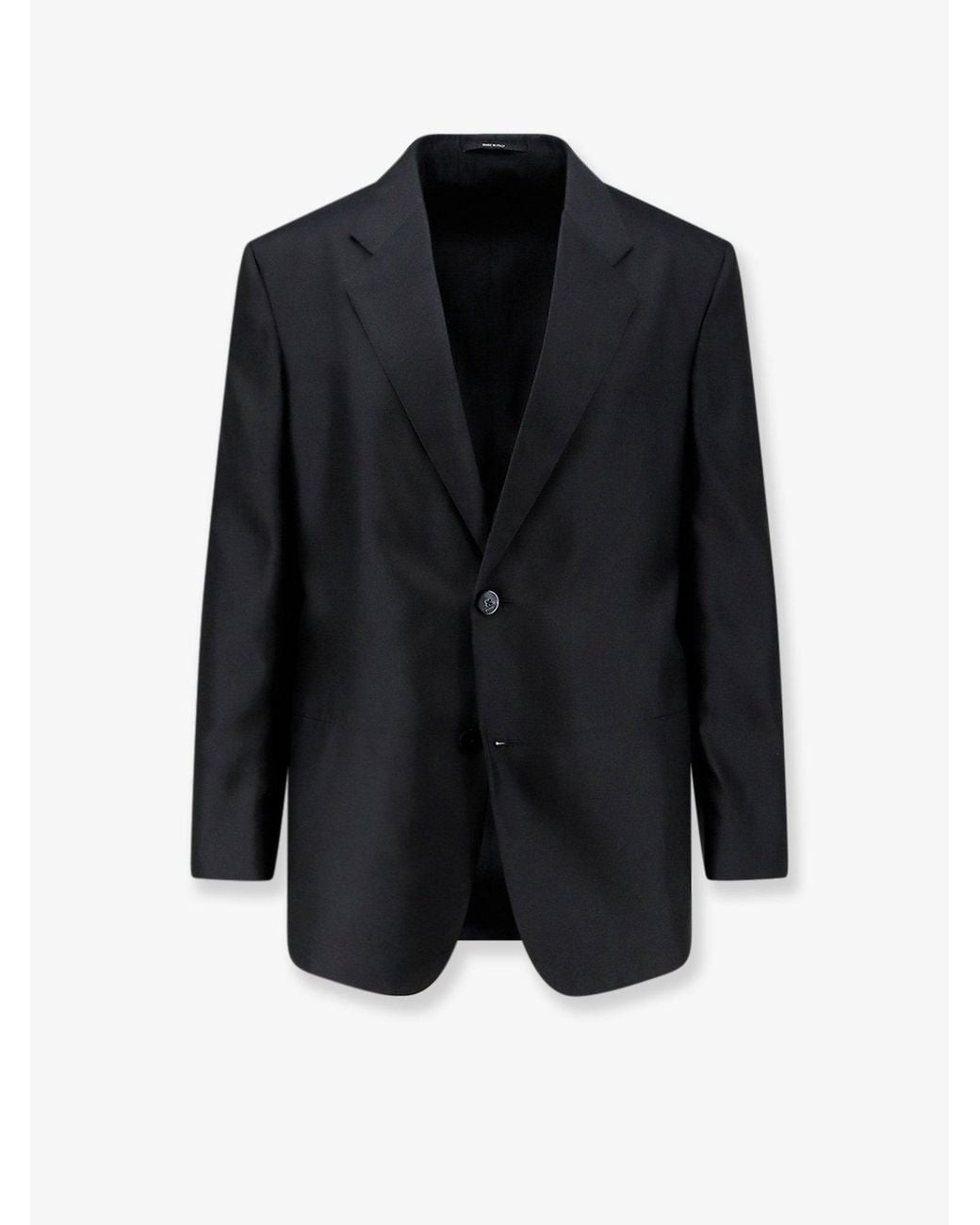 Gucci Blue Single-Breasted Silk Blazer for men