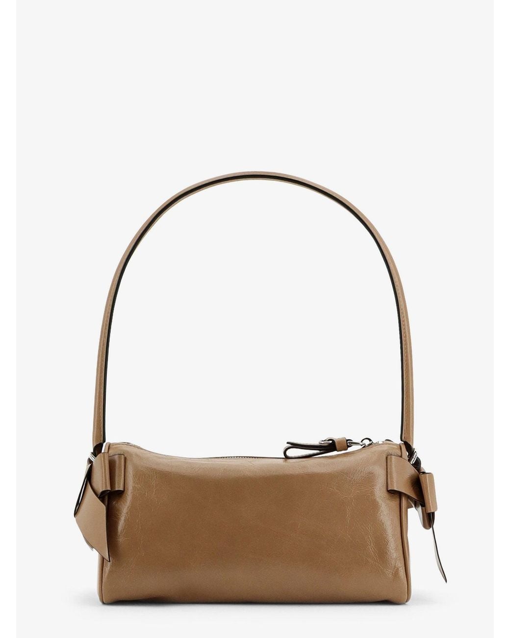 Miu Miu Brown Leather Shoulder Bag