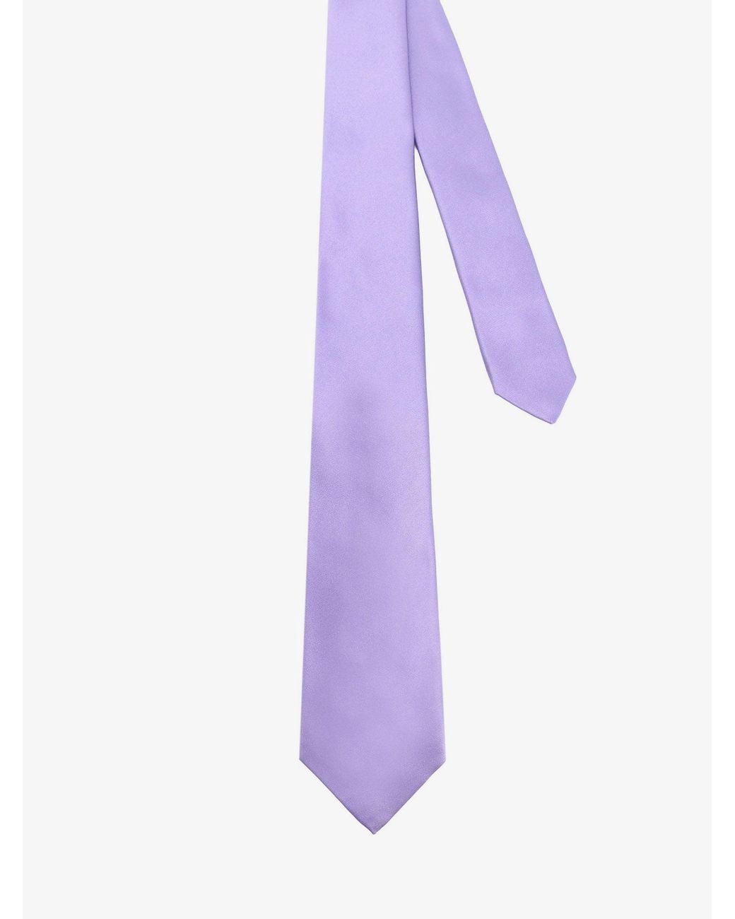 Kiton Purple Silk Tie for men