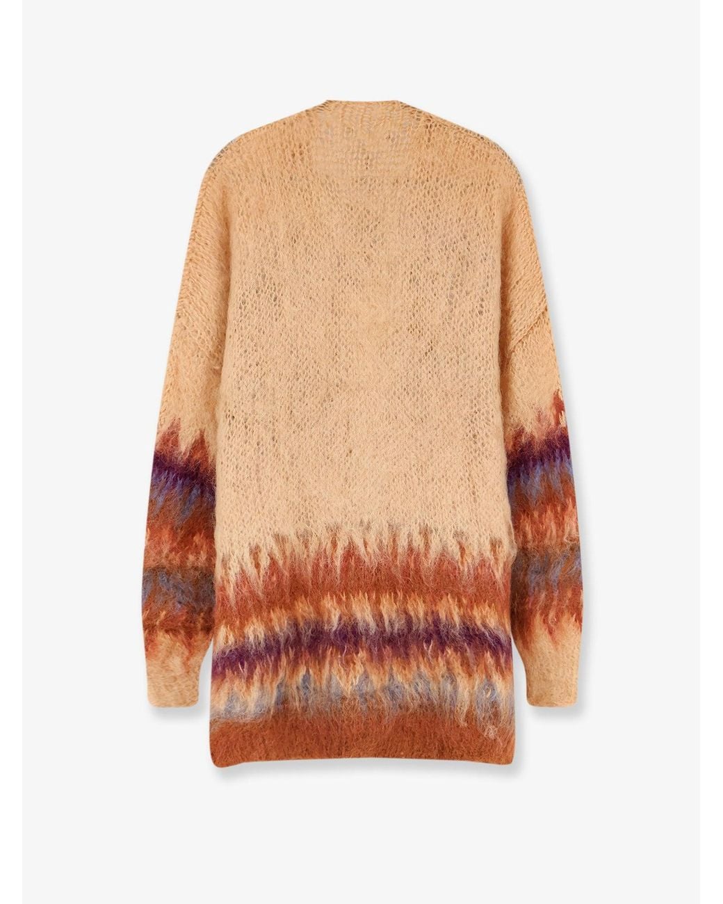 Mes Demoiselles Orange Fadel Mohair Blend Cardigan