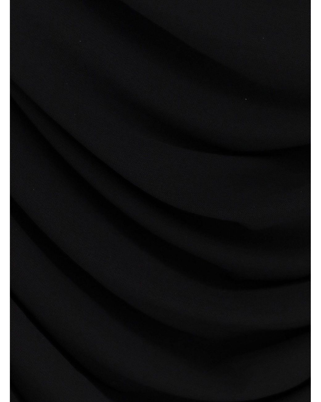 Givenchy Blue Stretch Viscose Dress With Drapery