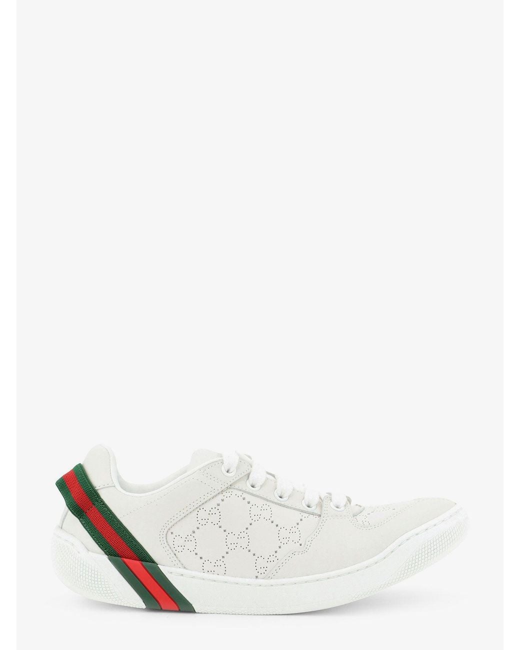 Gucci White Screener Sneaker
