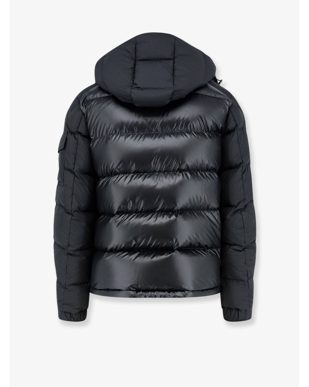 Moncler Black Maya Recycled Polyester Down Jacket for men