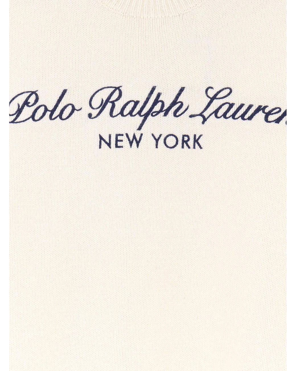 Polo Ralph Lauren Natural Wool And Cotton Blend Sweater for men