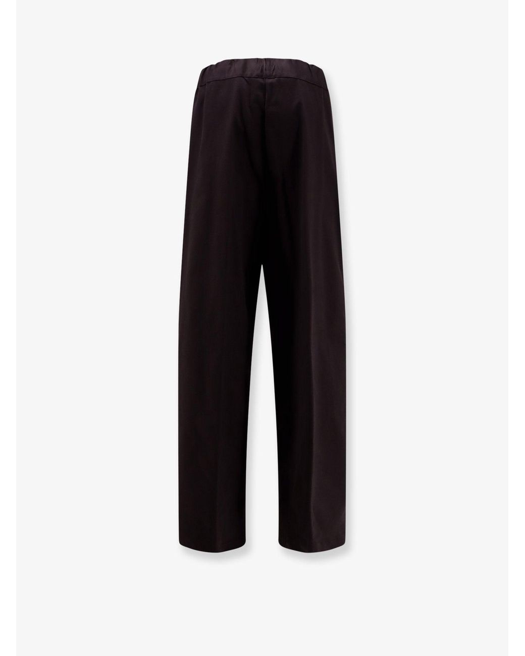 Semicouture Black Stretch Cotton Trousers