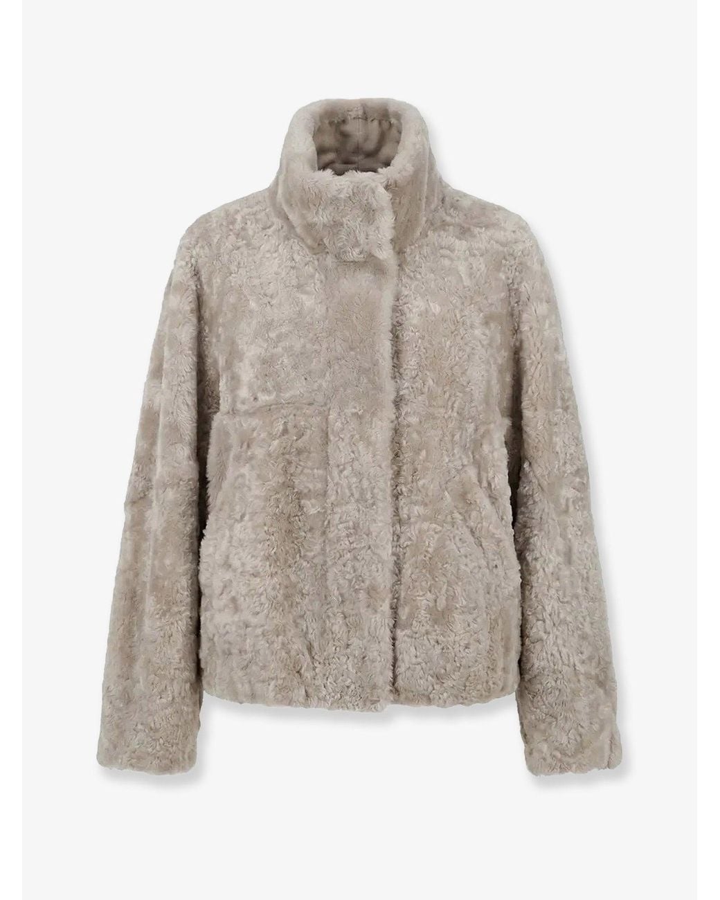 Brunello Cucinelli Natural Sheepskin Jacket