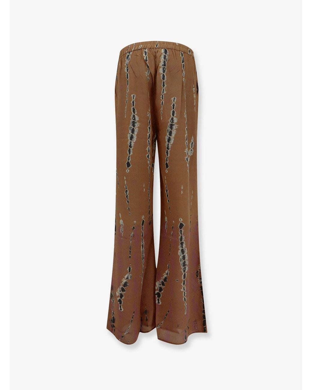 Mes Demoiselles Brown Nolan Silk Trousers